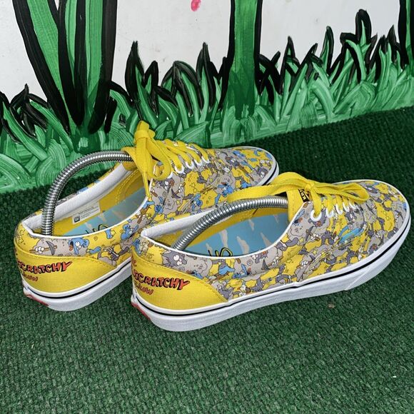 VANS The Simpsons x Era Itchy & Scratchy Skate Shoe Size Men’s 9/ Women’s 10.5 - Picture 2 of 8